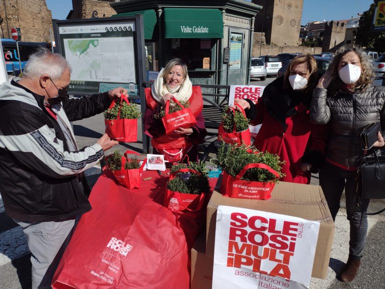 Scena vendita erbe aromatiche aism