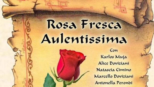 Rosa Fresca Aulentissima Locandina