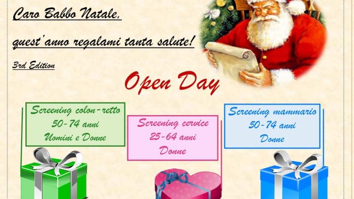 Open Day gratuito screening