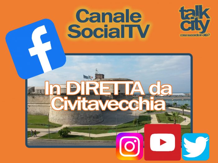 talkcity canale social tv civitavecchia facebook instagram youtube twitter