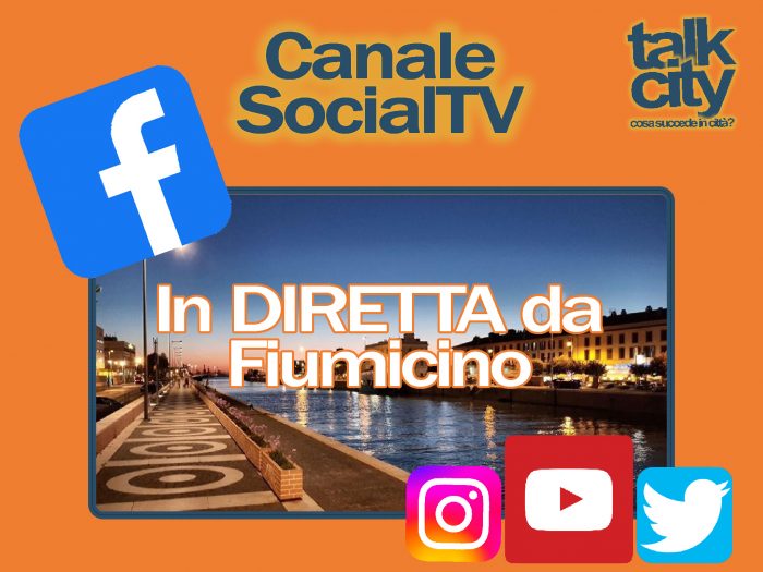 talkcity canale social tv fiumicino facebook instagram youtube twitter