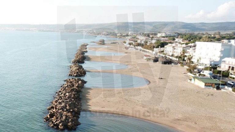 santa severa spiaggia drone