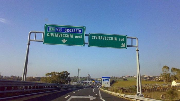 Lazio: A12, Chiuso per una notte tratto Civitavecchia Nord-Sud