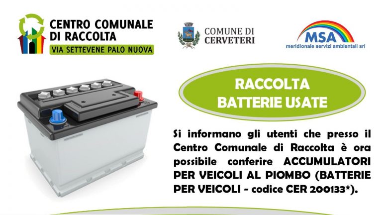 RACCOLTA BATTERIE USATE