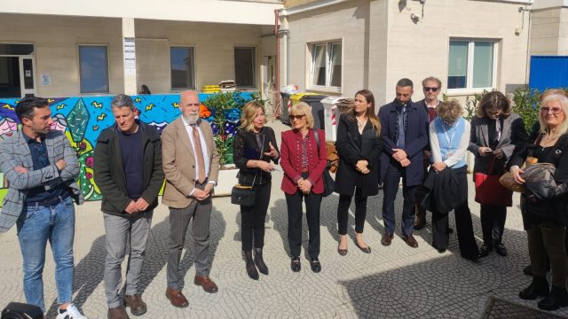 Cerimonia di inaugurazione per la riqualifica del Centro Vaccinale di Piazza Verdi a Civitavecchia