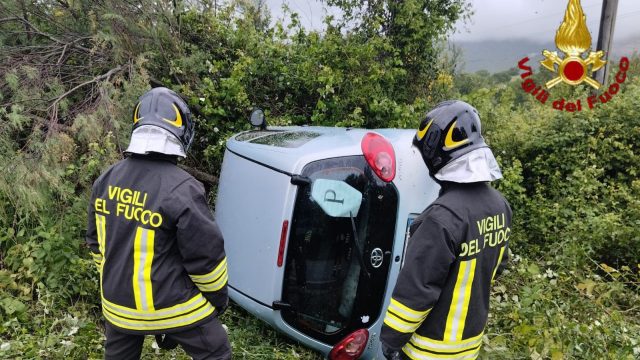 Incidente stradale sulla strada provinciale 7B che collega Civitavecchia ad Allumiere