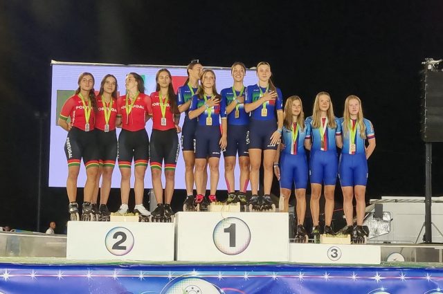 L’atleta Azzurra della Debby Roller Team, Elisa Folli, rientra a Ladispoli come Campionessa D’Europa di Pattinaggio Velocità