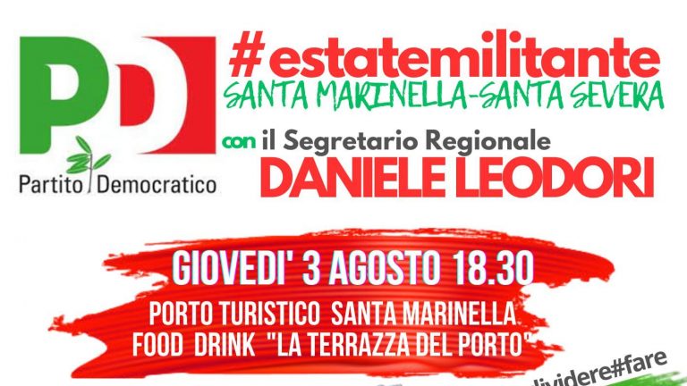 estate militante pd santa marinella