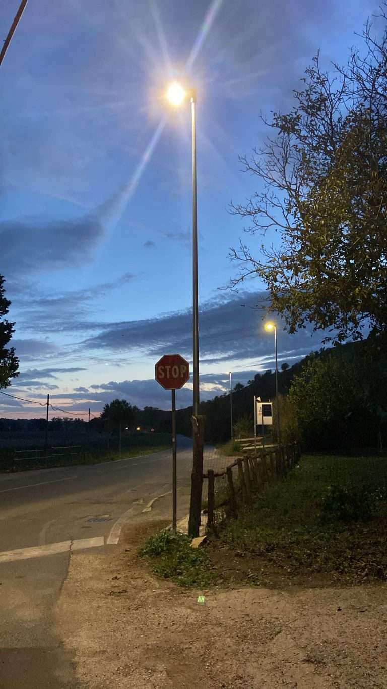 Fregene, nuova illuminazione LED: accesi 772 punti luce