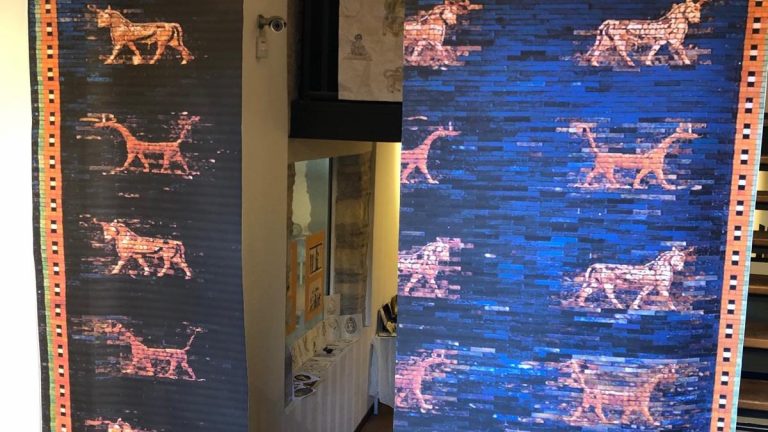 Una delle opere realizzate dagli studenti per la mostra