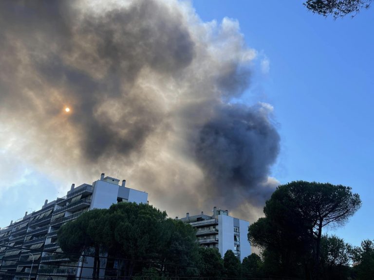 incendio cinecittà 1