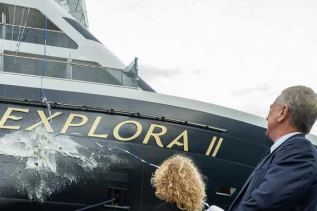 Partita per il viaggio inaugurale la Explora II