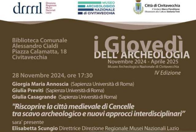 Giovedì dell'archeologia a Civitavecchia