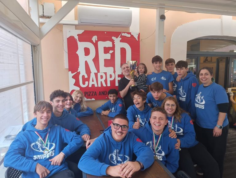 Snipers Pizzeria Red Carpet festeggiano lo scudetto 2023-24