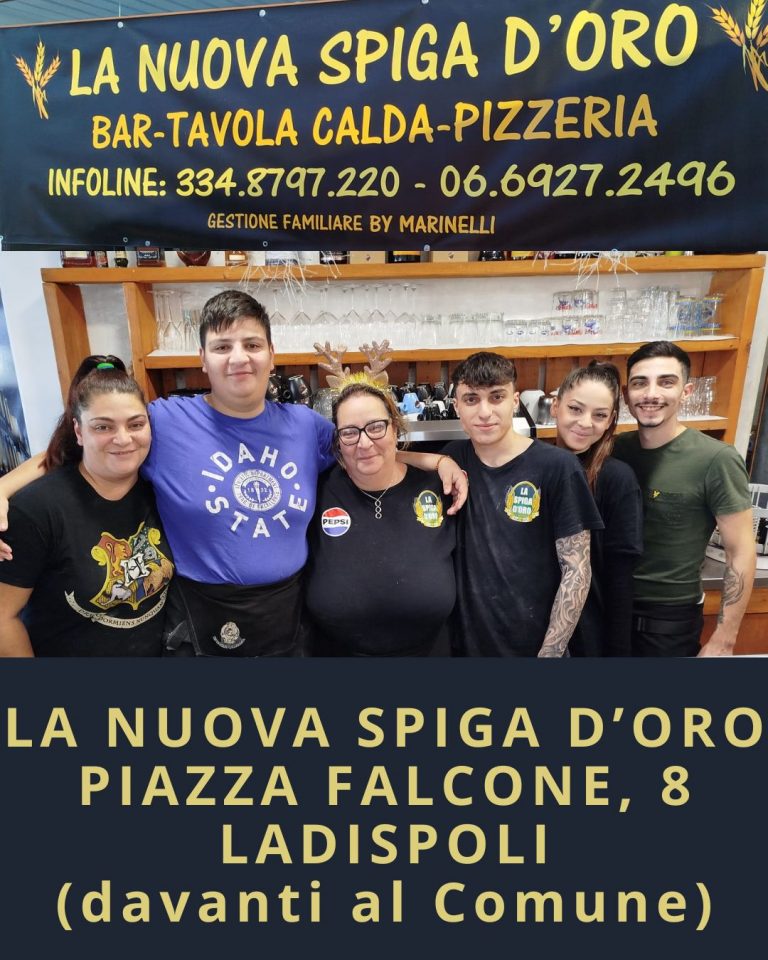 LA NUOVA SPIGA D’ORO PIAZZA FALCONE , 8 LADISPOLI (davanti al Comune)