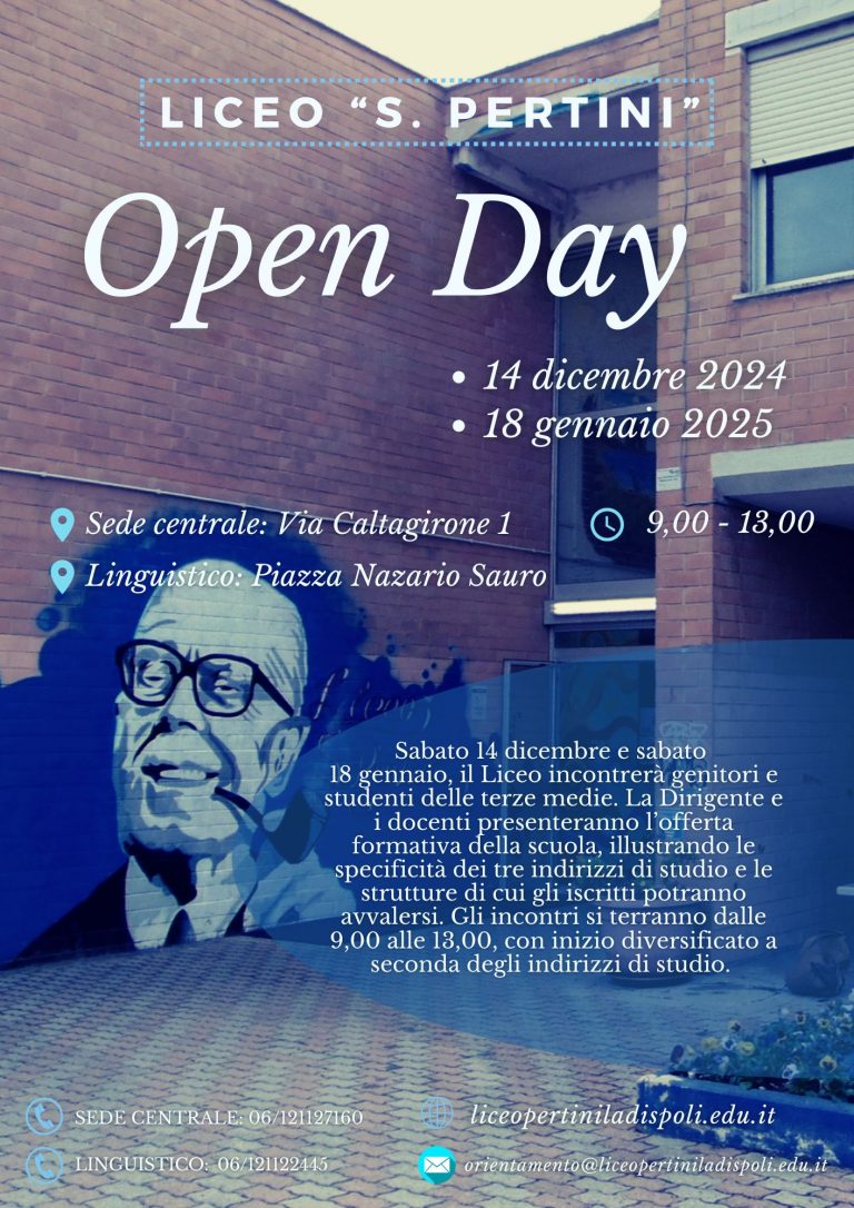 Locandina Open Day