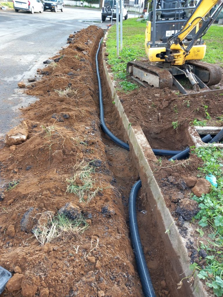 lavori cerenova pubblica illuminazione