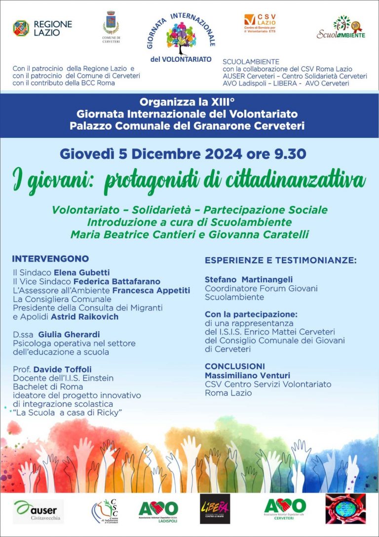 volontariato 5 dicembre