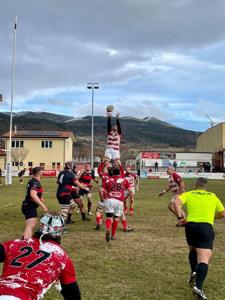 Momenti di gioco Rugby Civitavecchia vs Paganica Rugby