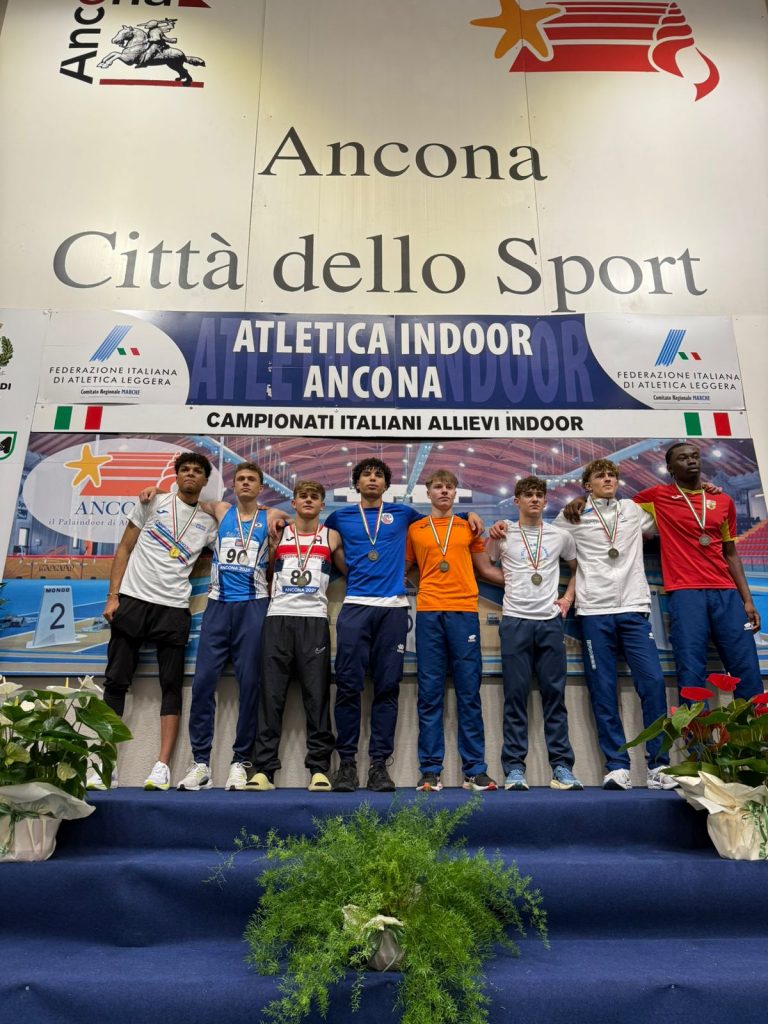 Campionati italiani Allievi - Artem secondo da sinistra