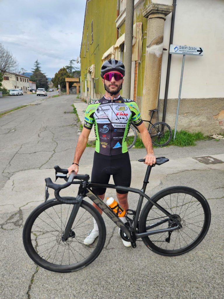 Mtbsan 04022025 Cristini prima della partenza a Gavorrano