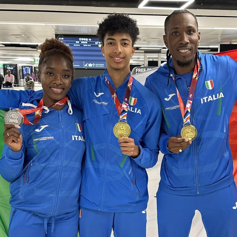 atleti azzurri a fiumicino
