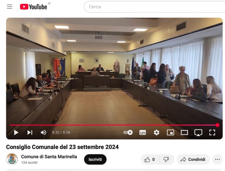 consiglio comunale sm da youtube