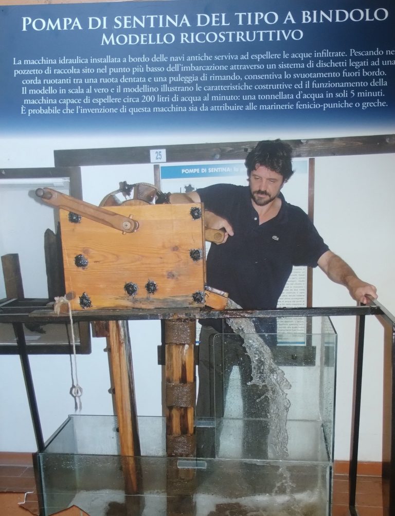 pompe idrauliche museo delle navi santa severa