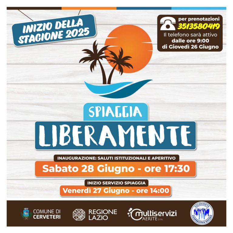 INAUGURAZIONE SPIAGGIA LIBERAMENTE