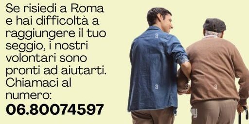 Ti accompagnamo a votare - Auser Lazio