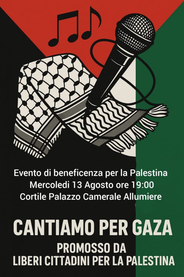 cantiamo per gaza