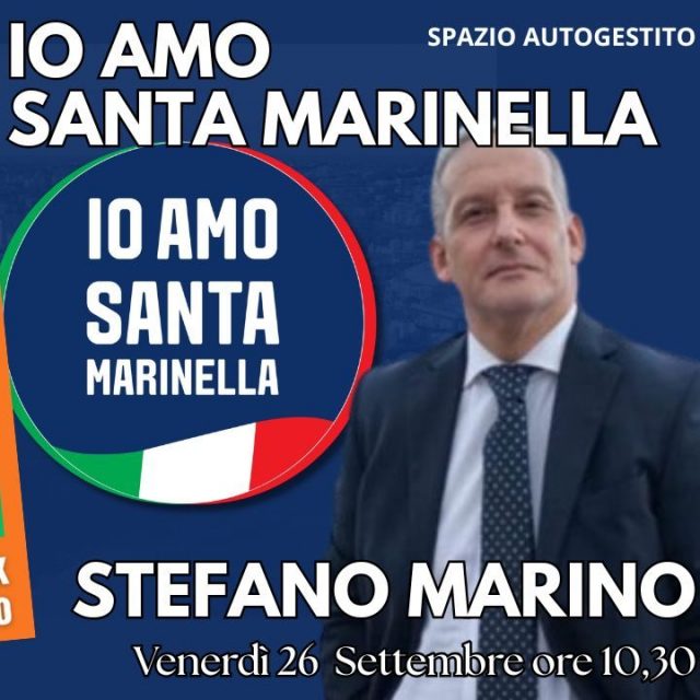 IO AMO SANTA MARINELLA: la voce di Stefano Marino su TalkCity Webradio