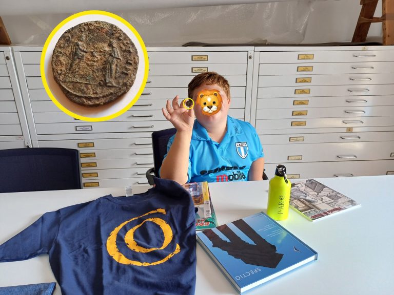 bambino spagnolo colosseo moneta