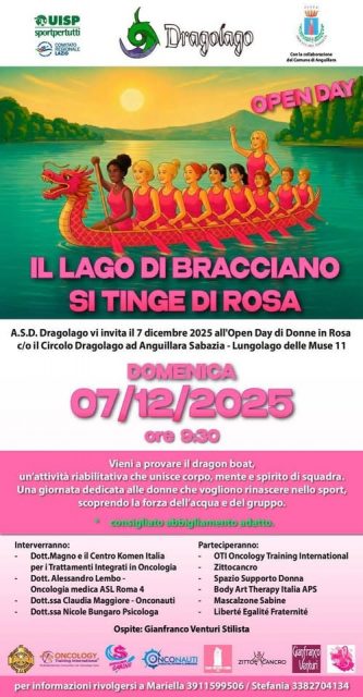 BRACCIANO SI TINGE DI ROSA