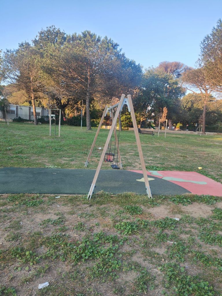 parco di via Maiori a Fregene