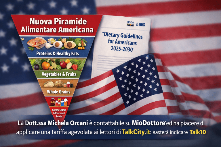 Nuova piramide alimentare americana e linee guida
