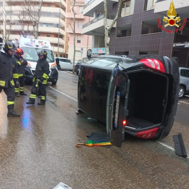 incidente viale baccelli 3