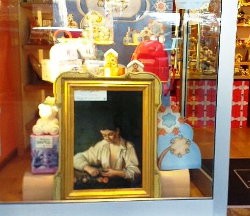 quadro caravaggio vetrina Ladispoli