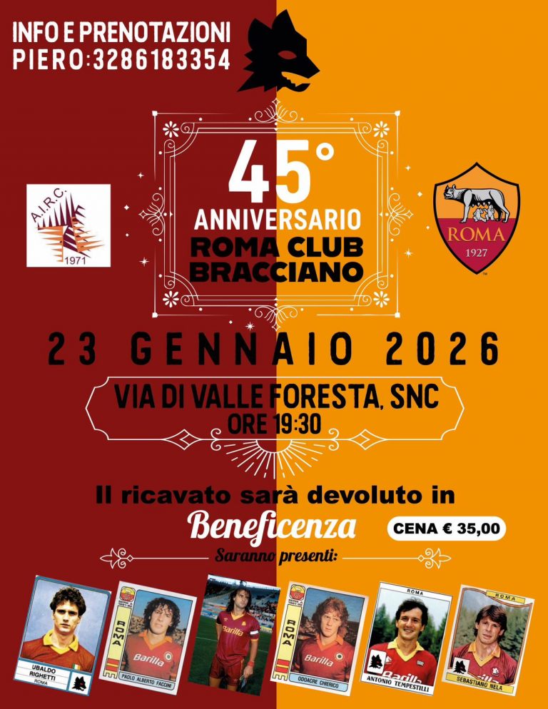 roma club bracciano locandina