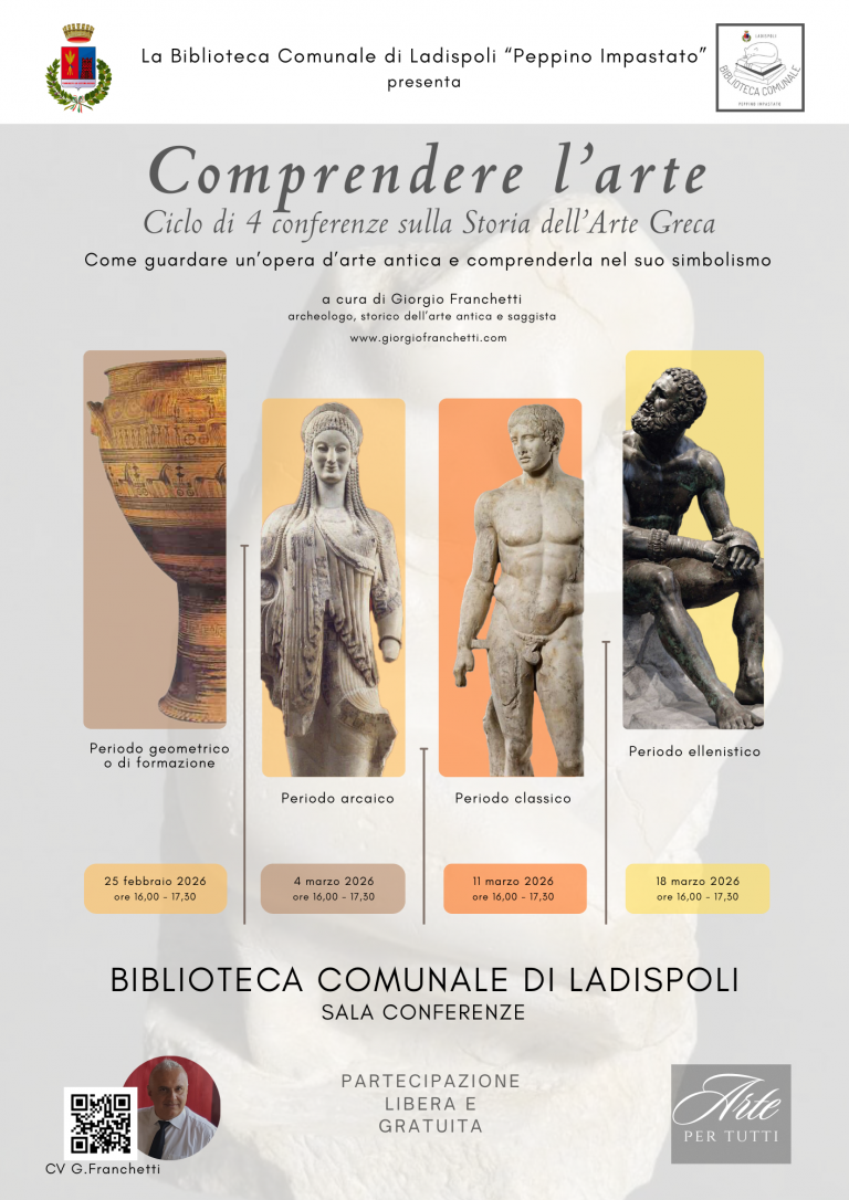 4 conferenze Storia dell'Arte Greca