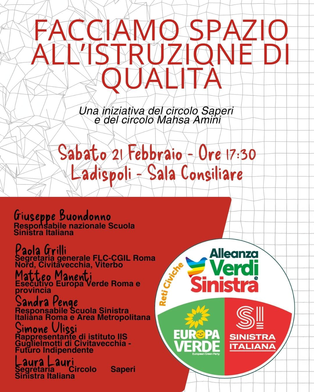 Incontro sulla Scuola, in Aula Consiliare a Ladispoli