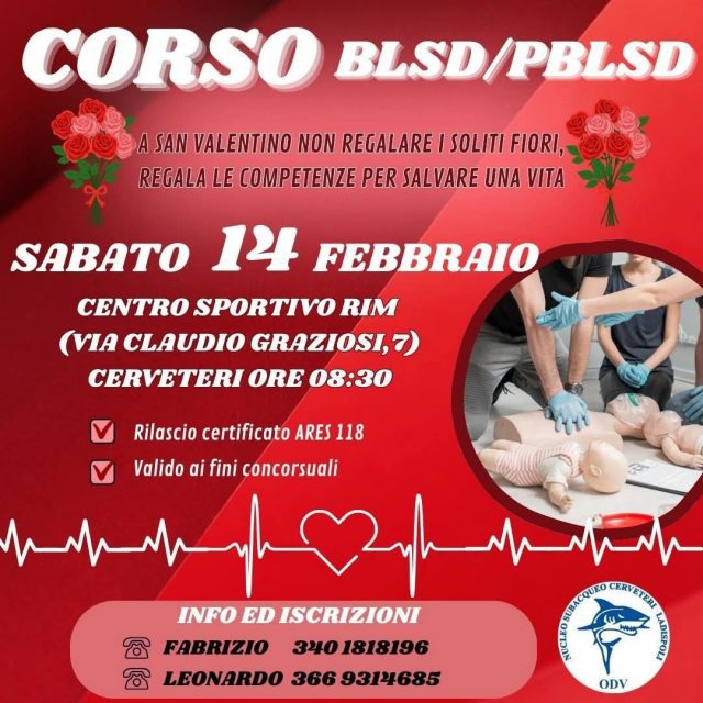 Locandina corso blsd