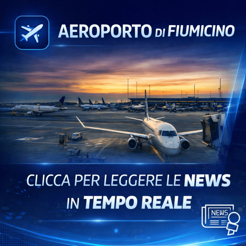 TUTTE LE NEWS DELL'AEROPORTO DI FIUMICINO