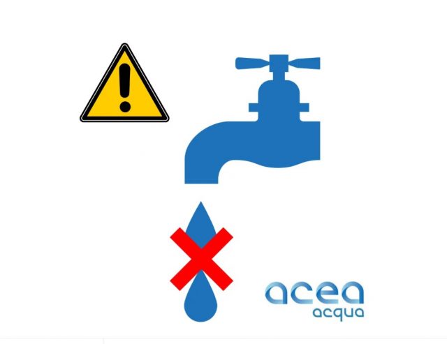 interruzione flusso idrico bracciano 16 feb 2026