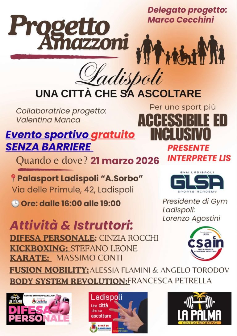 EVENTO SPORT X TUTTI LADISPOLI