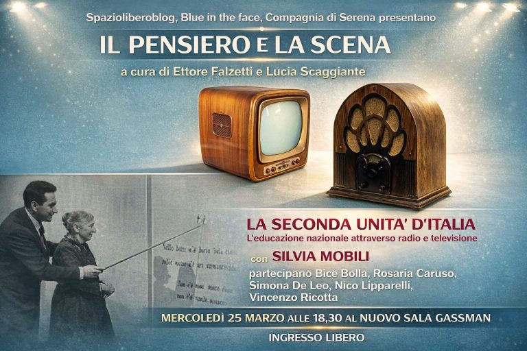 IL PENSIERO E LA SCENA locandina