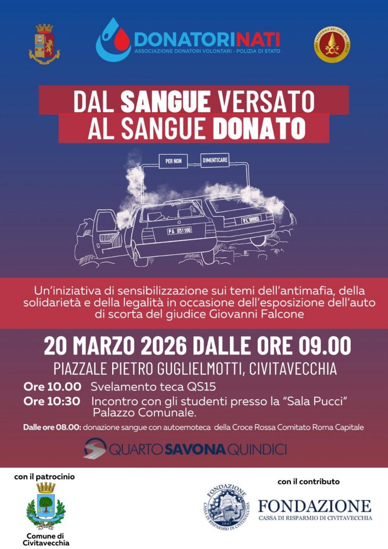 INVITO LOCANDINA DAL SANGUE VERSATO AL SANGUE DONATO 2026
