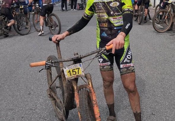 Mtbsan 18032025 Chiavacci dopo l'arrivo a Faleria