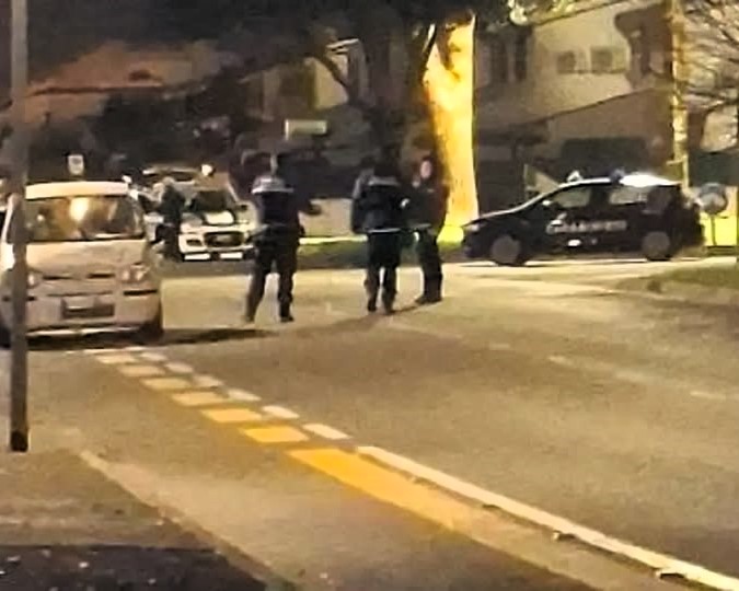 carabiniera investita