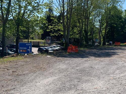 asfalto lungolago bracciano